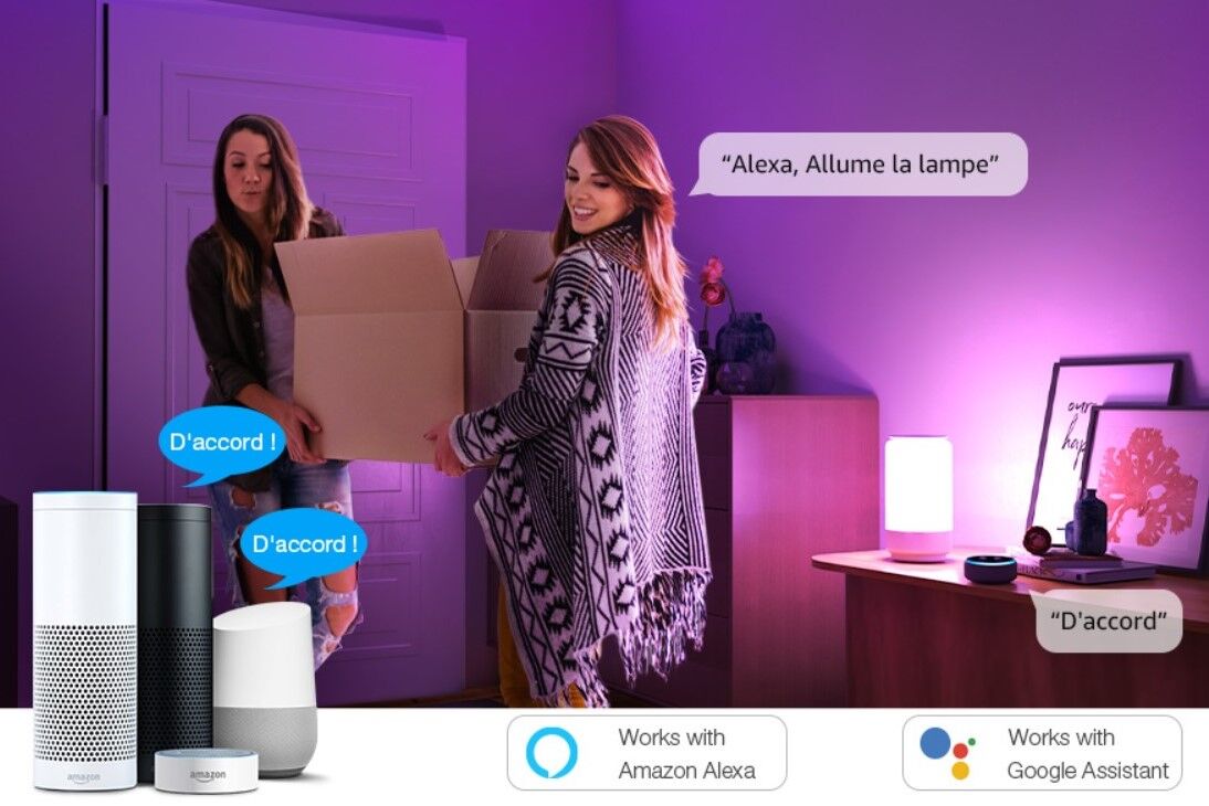 lampe connectee lampux alexa